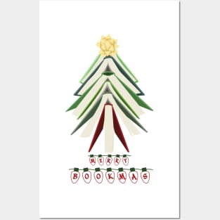 Bookmas tree (christmas) Posters and Art